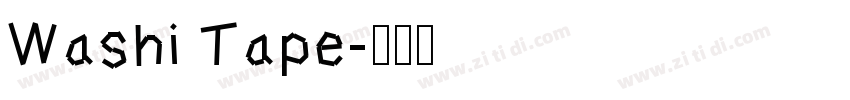 Washi Tape字体转换